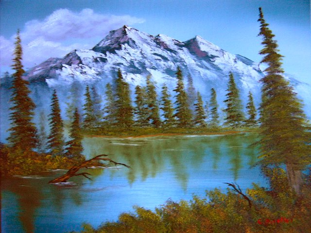 Oil - Fishing Hole