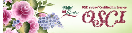 Learn One Stroke Painting with a One Stroke Certified Instructor